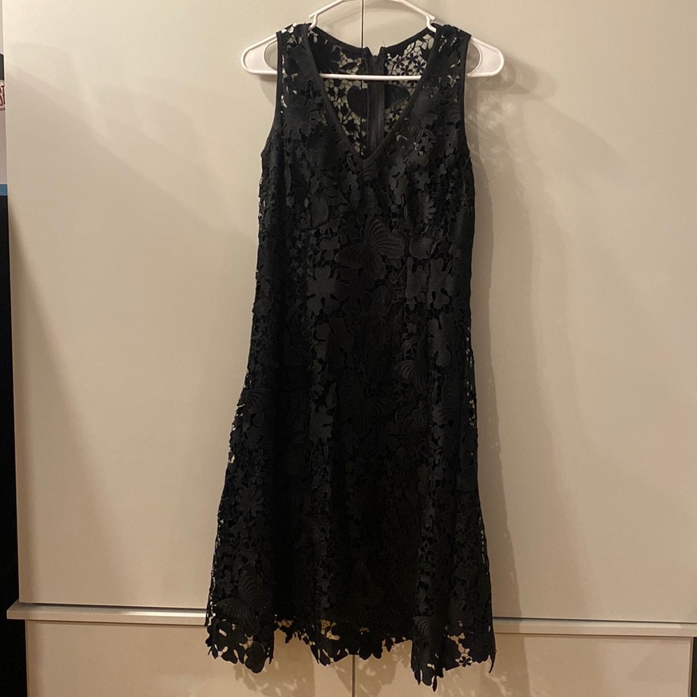 Floral / Lace Overlay Nanette Lepore Dress